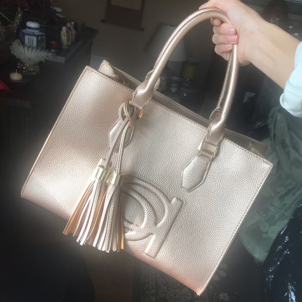 Bebe Rose Gold Purse Brand New with Tags